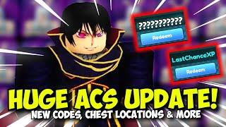 New Update, All Chest Locations & NEW OP CODES! | Anime Champions Noob To Pro