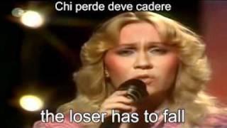 ABBA-The Winner Takes It All Live 1980 ( Lyrics + traduzione ).avi