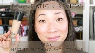 Foundation Review-MAC Next to Nothing Face Colour