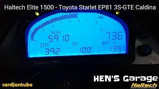 Toyota Starlet EP81 AWD - Haltech Elite 1500