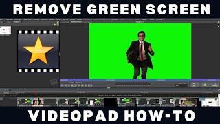 How To Remove Green Screen - VideoPad Tutorial (Chroma Key Effect)
