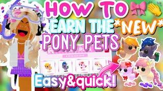 HOW TO EARN THE NEW PONYS QUICK&EASY  ||tayforever||