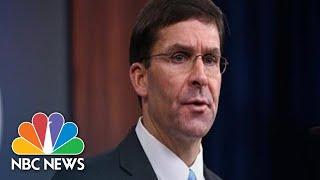 Watch Live: Pentagon Briefing On Al-Baghdadi Raid | NBC News