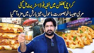 Taiz Barish Or Clifton Ki Hidden Food Street