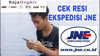 CARA CEK RESI EKSPEDISI JNE||raja ongkir