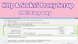 Socks5 & Http Proxy set-up PC - Laptops | Mozilla Firefox ip Connect