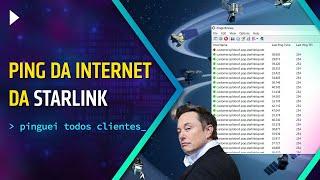 STARLINK, VAMOS TESTAR NA PRÁTICA O PING - INTERNET DO ELON MUSK