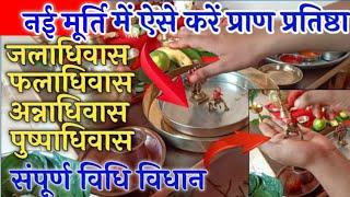 नई मूर्ति में प्राण प्रतिष्ठा कैसे करें ! सरल विधान ! Pran Pratishtha Kaise Kare ! Saral Vidhi