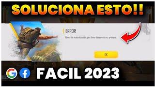 [SOLUCION] ERROR de AUTENTICACION DESCONECTATE PRIMERO Free Fire | Método Definitivo *Paso a Paso*