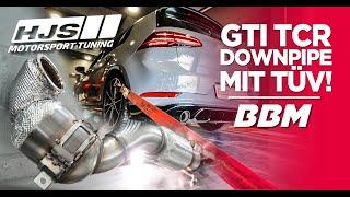 Endlich mit TÜV! Golf 7 GTI TCR HJS Downpipe inkl. ECE Zulassung - by BBM Motorsport