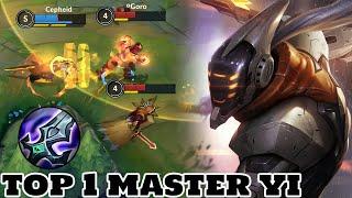Wild Rift Master yi - Top 1 Master yi Gameplay Rank Grandmaster