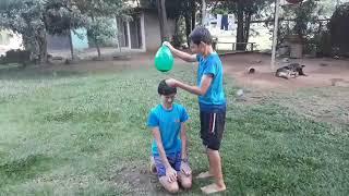 Desafio dos balõescom meu primo