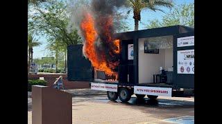 Live Demo Supports the Vital Role of Home Fire Sprinklers and Community Risk Reduction