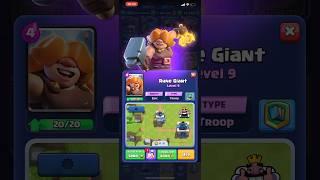 Rune Giant New Card in Clash Royale Fast Upgrade