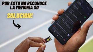 Mi celular no reconoce la tarjeta Memoria SD -Solucion definitiva