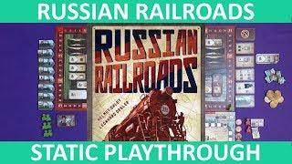 Russian Railroads | Solo Playthrough | slickerdrips