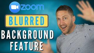 How to Use NEW Blur Background in Zoom (Feb 2021 FEATURE UPDATE!)