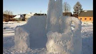 Методы постройки снежной крепости 1