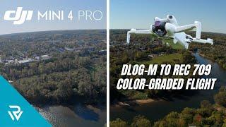 DJI Mini 4 Pro  - A DLog-M to REC 709 Color-Graded Flight