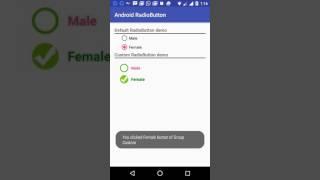 android radiobutton - Customization & usage