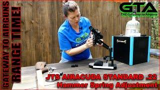 JTS Airacuda Standard .22 Hammer Spring Adjustment Range Time - GTA Airgun Review