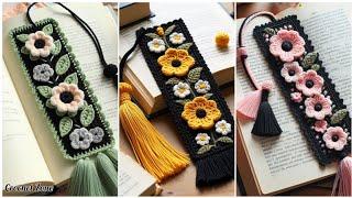 **"Elegant & Creative Crochet Bookmark Design Ideas"** #crochet #handmade #diy #knitted #bookmark