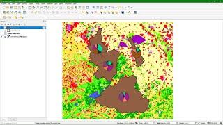 QGIS Raster Analysis Tools for Calculating Class Surface Area