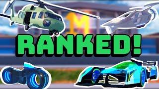 All $1M+ Vehicles Ranked | Roblox Jailbreak