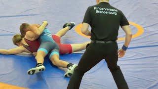 Ringen / Wrestling, Capital Baustoffe Cup 2023, Jugend B, 52 kg FR, Haase - Giese