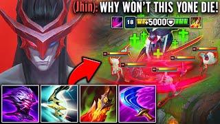 THIS TANK YONE BUILD IS 100% BREAKING LEAGUE OF LEGENDS (1V5 THE ENEMY TEAM)