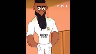 Antonio Rüdiger Keeps Players in Pocket‍ #shorts #viralvideo #football #realmadrid