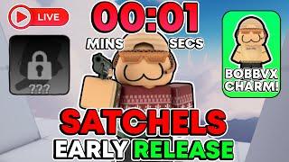 SATCHELS EARLY RELEASE: KILL ME FOR CHARM IN ROBLOX RIVALS LIVE! #shortlive #shorts #robloxlive