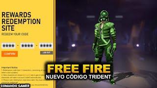 NUEVO CODIGO de SKIN TRIDENT en FREE FIRE ¿Como Canjearlo?