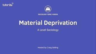 Education and Material Deprivation