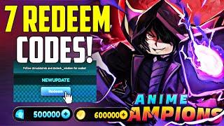 *NEW* ALL WORKING UPDATE 19 CODES FOR ANIME CHAMPIONS SIMULATOR! ANIME CHAMPIONS SIMULATOR CODES