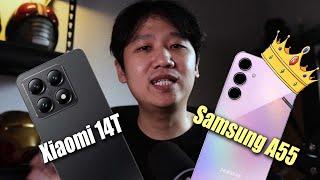 Mencoba Merobohkan Sang Raja Xiaomi 14T vs Samsung A55 menurut GUA pribadi