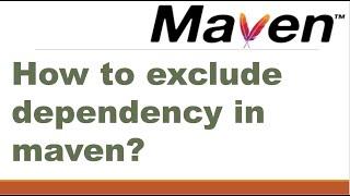 Maven Dependency Exclusion ||  How to exclude dependency in maven? || Maven Interview Question