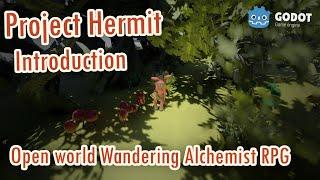 Project-Hermit Devlog 1 - Wandering Alchemist RPG - Godot 4