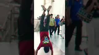 handstand push up public reaction  # short # reel # viral gadwali #fitness boy 