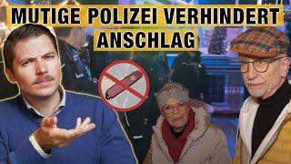 Polizei verhindert Messerangriff? KONTROLLE auf Weihnachtsmarkt