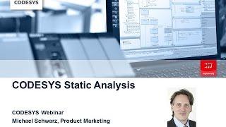 Webinar CODESYS Static Analysis (E)