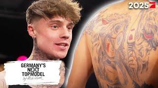 Heidis Boys zeigen Haut: Die Tattoo-Geheimnisse der Kandidaten | GNTM 2025 ProSieben