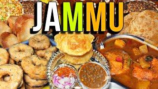 BEST Vegetarian Food of JAMMU | BUTTER Masala Dosa, Chhole Bathure, Ladakhi MOMOS | Indian Food