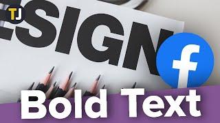 How to Post Bold Text on Facebook!