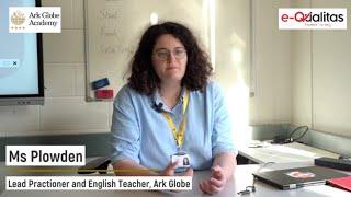 Train to Teach at Ark Globe, London - Q&A with Ms Plowden, English Teacher