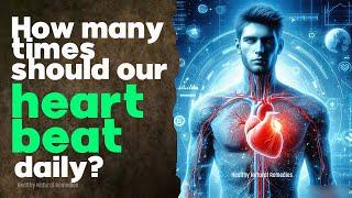 How many times should our heart beat daily? Normal heart rate by age. Healthy heart tips. heart