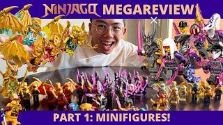 LEGO Ninjago Crystalized MEGAREVIEW P1: Minifigs!