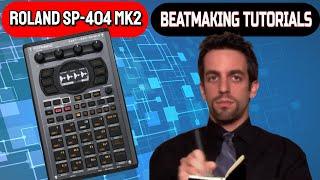 Making a beat in Roland SP-404 MK2 tips and tricks