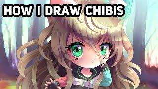 How to Draw a Chibi: Voiceover Speedpaint of My Process