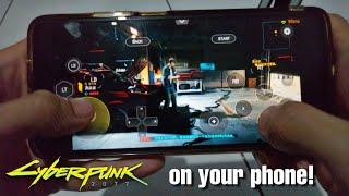 Now You Can Play Cyberpunk 2077 on Your Phone Anytime! CGP Gameplay